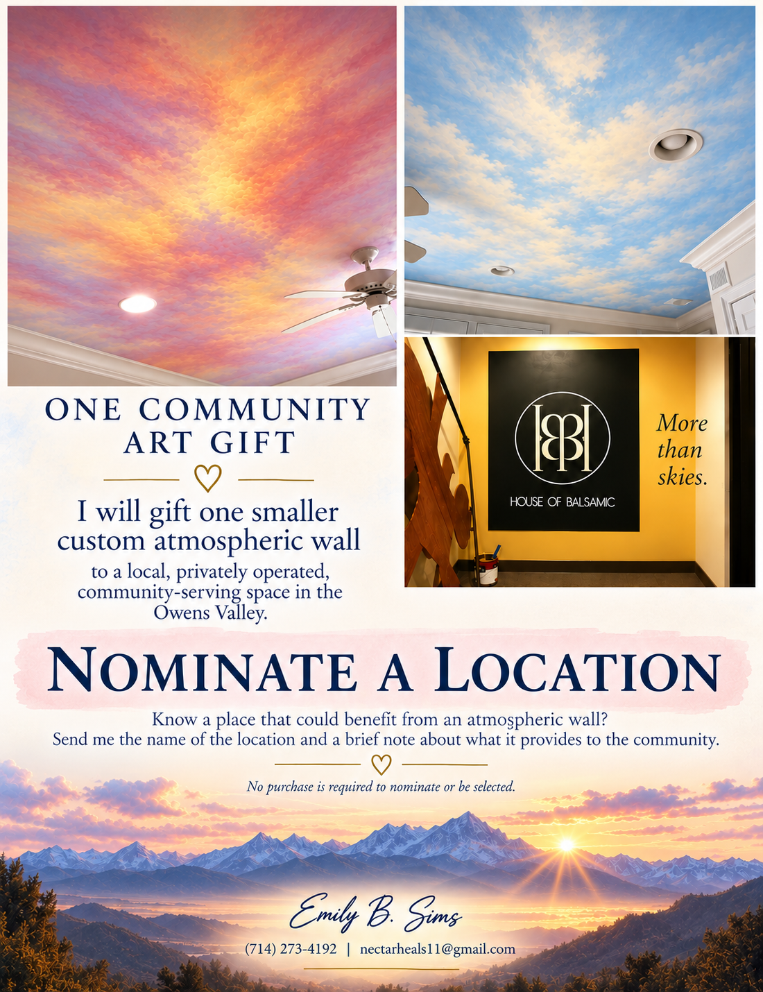 Nominate a Local Community Space for an Art Gift 1 art community