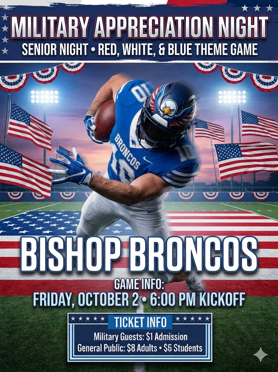 bishop broncos football