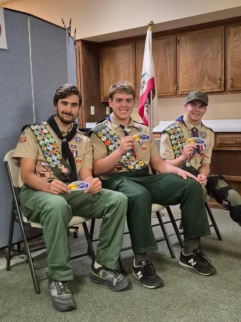 Three Bishop High School Juniors Join the Ranks of Eagle Scouts 1 bishop eagle scout