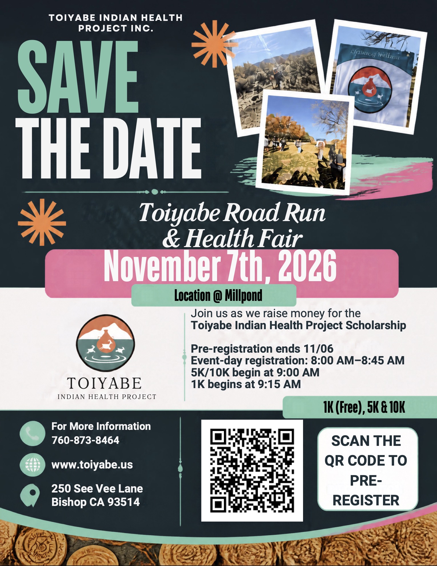 Save the Date for the Toiyabe Road Run and Health Fair 1 toiyabe