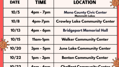 Free Flu Vaccine Clinics Throughout Mono County | Clínicas Gratuitas de Vacunación Contra la Gripe en el Condado de Mono 5 mono county flu