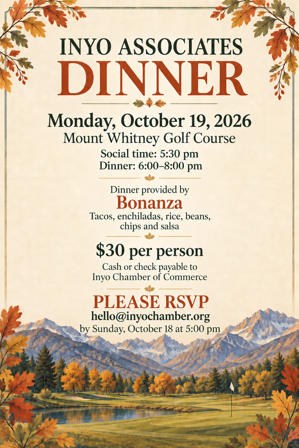 October Inyo Associates Dinner 2 inyo